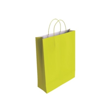 Bismark Sac en Papier Cellulose - Dimensions 37x12x27cm - Couleur Pistache