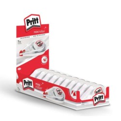 Pritt Mini Roller Corretor 4.2mm x 7m - Compacto e Ergonómico - Ponta Flexível de Alta Precisão - Compatível com todo o Tipo de