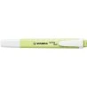 Stabilo Swing Cool Pastel Highlighter - Flat Body - Chisel Tip - Line Width between 1 and 4mm - Water-Based Ink - Touch of Lime
