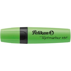 Pelikan Textmarker 490 Highlighter - Water-Based - 3 Line Widths - Fluorescent Green