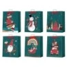 Bismark Sac en Papier Noël - Impression Foil - 6 Motifs Différents