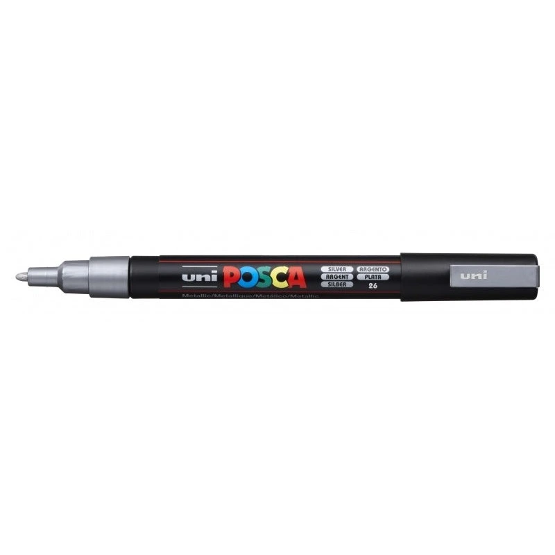 Posca PC-3M Marqueur Peinture - Pointe Conique en Polyester 0.9-1.3mm - Encre à Base d'Eau - Résistant à la Lumière - Couleur