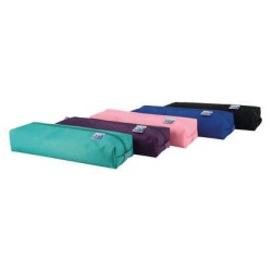 Oxford Kangoo Teens Medium Rectangular Pencil Case - Elastic Band to Attach it to the Notebook - Assorted Colours