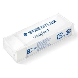 Staedtler Rasoplast 526 B20 Borracha - Apagamento de Alta Qualidade - Mínimos Resíduos - Cor Branca