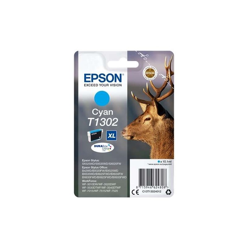 Epson T1302 Tinteiro Ciano Original - C13T13024012