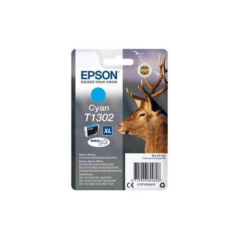 Epson T1302 Tinteiro Ciano Original - C13T13024012