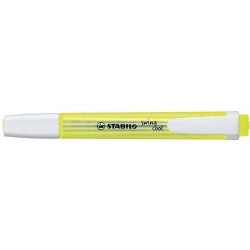Stabilo Swing Cool Highlighter - Flat Body - Chisel Tip - Line Width between 1 and 4mm - Water-Based Ink - Anti-Dry-Out