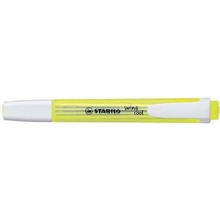 Stabilo Swing Cool Marcador Fluorescente - Corpo Plano - Ponta Biselada - Traço entre 1 e 4mm - Tinta com Base de Água