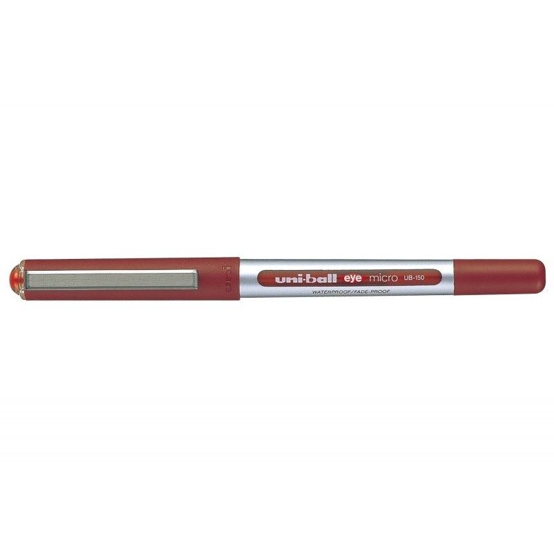 Uni-ball Eye Micro UB-150 Esferográfica de Tinta Líquida - Ponta de Esfera 0,5mm - Tinta Resistente à Água e à Luz - Sistema de