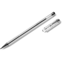 Pentel SuperB Stylo à Bille - Pointe Fine 0.7mm - Tracé 0.35mm - Encre à Base d'Huile - Couleur Noir