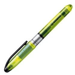 Stabilo Navigator Marcador Fluorescente - Zona de Preensão - Design Fino - Prático Clip para Transportar - Traço entre 2 e 5mm