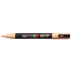 Posca PC-3M Paint Marker - Conical Polyester Tip 0.9-1.3mm - Water-Based Ink - Light Resistant - Light Orange