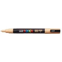 Posca PC-3M Paint Marker - Conical Polyester Tip 0.9-1.3mm - Water-Based Ink - Light Resistant - Light Orange