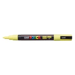 Posca PC-3M Paint Marker - Conical Tip 0.9-1.3mm - Water-Based Ink - Light Resistant - Sun Yellow