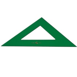 Faber-Castell Esquadro Técnico 32cm - Sem Graduação - Cor Verde Transparente