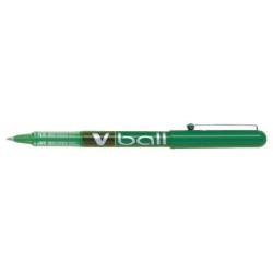 Pilot Stylo à Encre Liquide V Ball 05 Rollerball - Pointe Bille Ronde 0.5mm - Trait 0.3mm - Couleur Vert