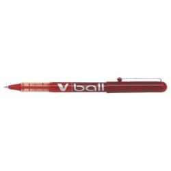 Pilot Esferográfica de Tinta Líquida V Ball 07 Rollerball - Ponta de Bola Redonda 0,7mm - Traço 0,5mm - Cor Vermelho