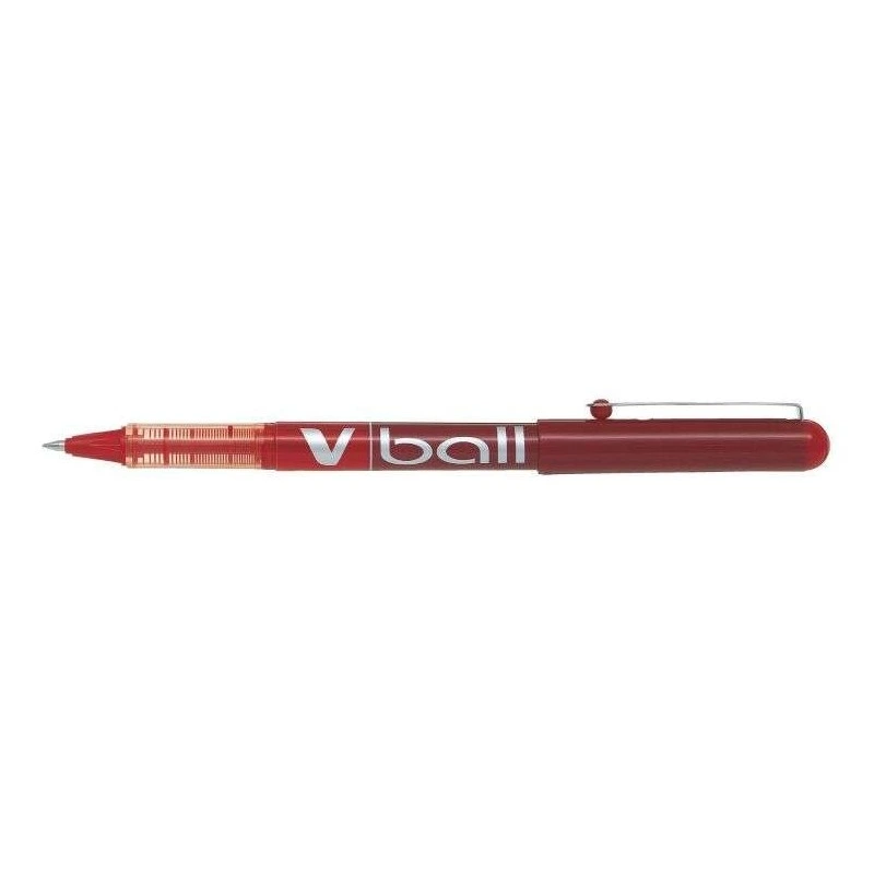 Pilot Esferográfica de Tinta Líquida V Ball 07 Rollerball - Ponta de Bola Redonda 0,7mm - Traço 0,5mm - Cor Vermelho
