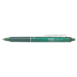 Pilot Frixion Clicker Esferográfica de Gel Apagável Retrátil - Ponta de Bola 0,7mm - Traço 0,4mm - Punho Ergonómico - Cor Verde