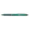Pilot Frixion Clicker Boligrafo de Gel Borrable Retractil - Punta de Bola 0.7mm - Trazo 0.4mm - Grip Ergonomico - Color Verde