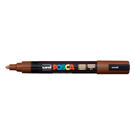 Posca PC-5M Marqueur Peinture - Pointe Ogive 1.8-2.5mm - Encre à Base d'Eau - Résistant à la Lumière - Non Permanent - Couleur