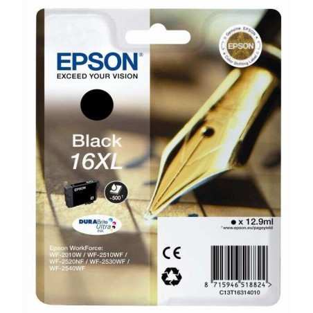 Epson T1631 Noir Cartouche d'encre Original - C13T16314012