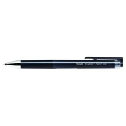 Pilot Stylo à Bille Gel Synergy Point Rétractable - Rechargeable - Pointe Fine 0.5mm - Trait 0.25mm - Couleur Noir