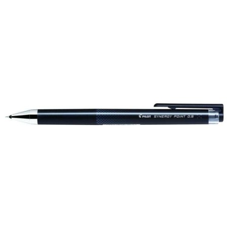 Pilot Esferográfica de Gel Synergy Point Retrátil - Recarregável - Ponta Fina 0,5mm - Traço 0,25mm - Cor Preto