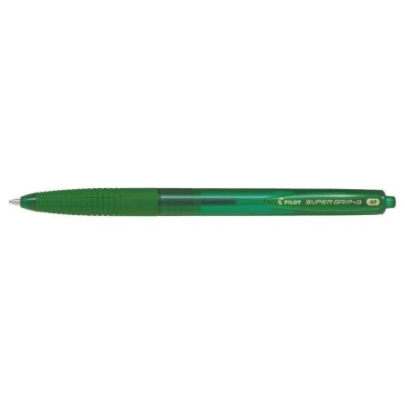 Pilot SuperGrip G Stylo à Bille Rétractable - Pointe Ronde 1.0mm - Tracé 0.4mm - Encre à Base d'Huile - Grip Ergonomique