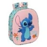 Safta Stitch Mochila 3D - Portabotellas - Hombreras Acolchadas - Asa de Mano Superior - 27x33x10cm - Color Rosa