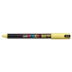 Posca PC-1MR Marcador de Pintura - Punta Roller de Fibra 0.7mm - Linea Extrafina - Tinta Pigmentada Base al Agua - Resistente a