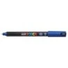 Posca PC-1MR Paint Marker - 0.7mm Fibre Roller Tip - Extra-Fine Line - Water-Based Pigmented Ink - Light Resistant - Blue Colour