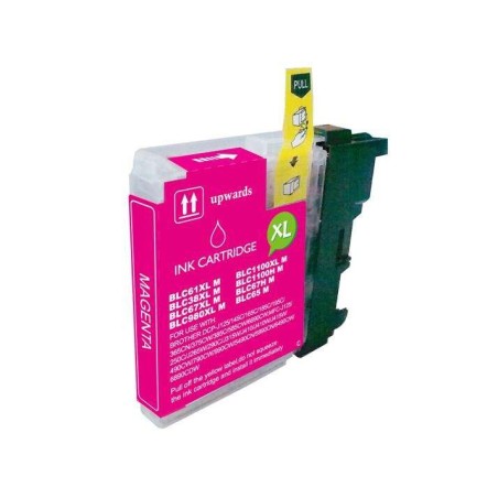 BULK - Brother LC980XL/LC1100XL/LC985XL Magenta Generic Ink Cartridge - Replaces LC980M/LC1100M/LC985M