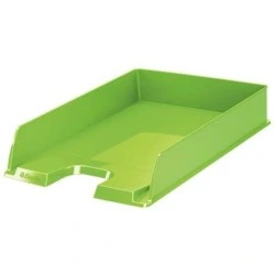 Esselte Europost Vivida Document Tray - Portrait Format - A4 - Space for Identification Label - Green