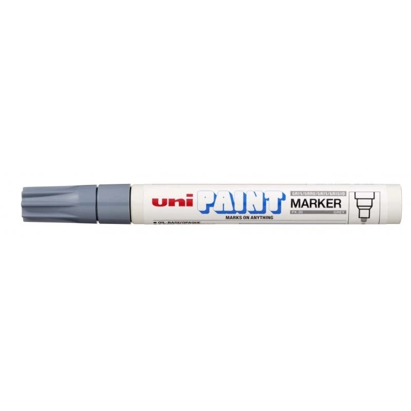 Uni-ball PX-20 Paint Marker - Marcador de Tinta - Ponta Acrílica de Bala 2.2-2.8mm - Permanente em Todas as Superfícies