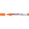 Edding 4500 Permanent Textile Marker - Round Tip - Line Width between 2 and 3mm - Neutral Odour - Fast Drying - Orange