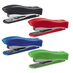 Petrus 200 Liliput Recycled Grapadora + 1 Caja de 1.000 Grapas 23/6 - Hasta 12 Hojas - Grapas 23/6 - Fabricada con un 85% de