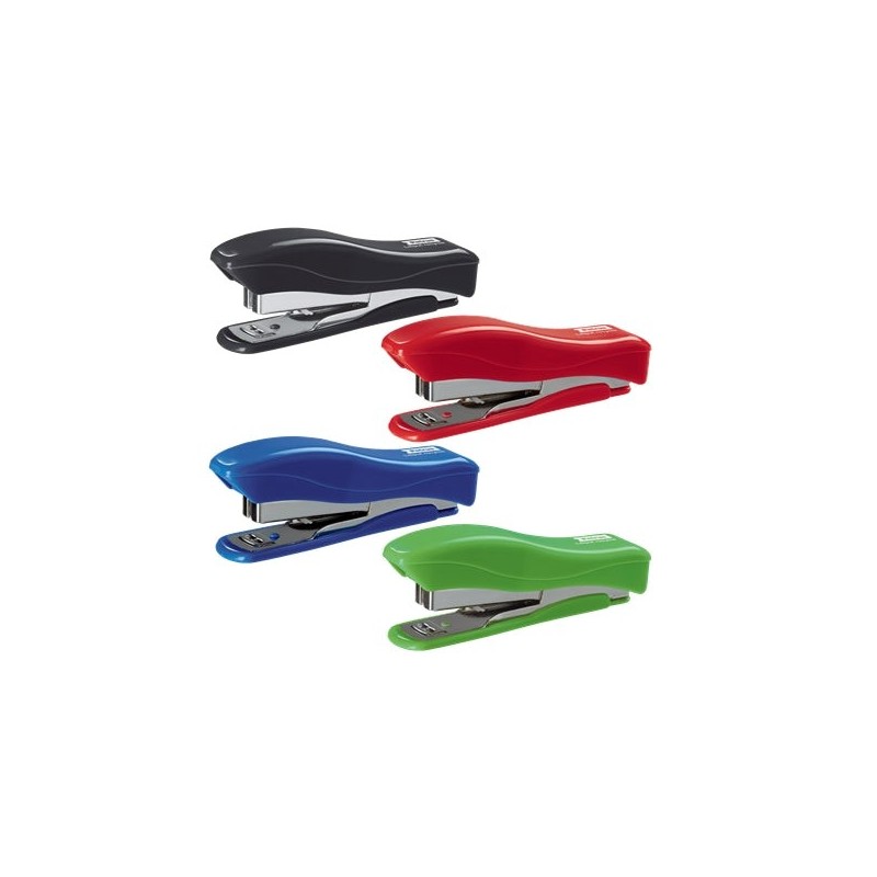 Petrus 200 Liliput Recycled Stapler + 1 Box of 1,000 23/6 Staples - Up to 12 Sheets - 23/6 Staples - Made with 85% Recycled