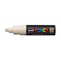 Posca PC-8K Marqueur de Peinture - Pointe Biseautée Acrylique 8mm - Encre à Base d'Eau - Non Permanent - Résistant à la Lumière