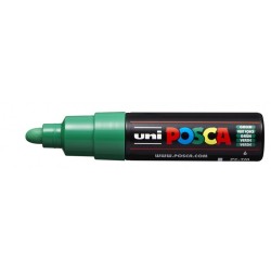 Posca PC-7M Marqueur Peinture à Base d'Eau - Pointe Ogive 4.5-5.5mm - Encre Pigmentée - Résistant à la Lumière - Couleur Vert