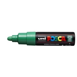 Posca PC-7M Water-Based Paint Marker - Bullet Tip 4.5-5.5mm - Pigmented Ink - Light Resistant - Green