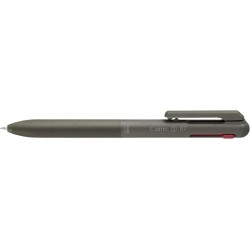 Pentel Calme Retractable 3-Colour Ballpoint Pen 0.7mm - Green Body - Blue, Red and Black Ink Colours