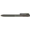 Pentel Calme Retractable 3-Colour Ballpoint Pen 0.7mm - Green Body - Blue, Red and Black Ink Colours