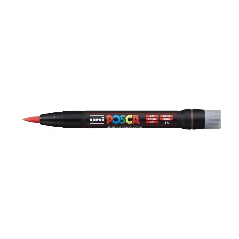 Posca PCF-350 Paint Marker - Brush-Style Acrylic Tip - Water-Based Ink - Non-Permanent - Light Resistant - Odourless - Ideal