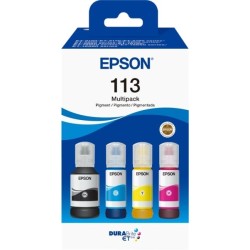 Epson 113 Pack of 4 Original Pigment Ink Bottles - C13T06B640