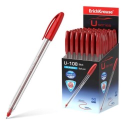 Erichkrause U-108 Esferográfica Clássica - Ponta de Esfera 1,0mm - Traço de 0,3mm - Tampa Ventilada - Ultra Glide Technology