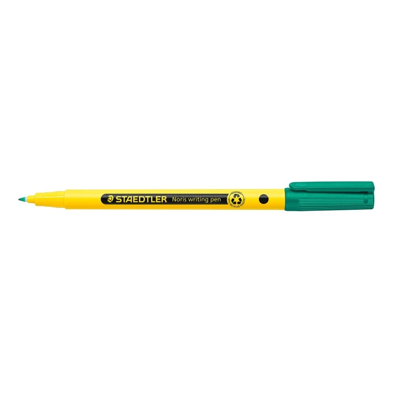 Staedtler 307 Noris Writing Pen Marqueur a Pointe Fine - Trait 0.6mm Env. - Encre a Base d'Eau - Corps Fabrique en 97% de