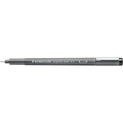 Staedtler Pigment Liner 308 Feutre Calibré - Tracé 0.3mm - Séchage Rapide - Couleur Noir