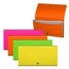 Erichkrause Protège-Documents Matt Neon - 12 Pochettes - Format Chèque - Coloris Assortis