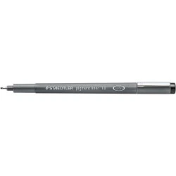 Staedtler Pigment Liner 308 Fineliner - 1mm Line Width - Quick Drying - Black